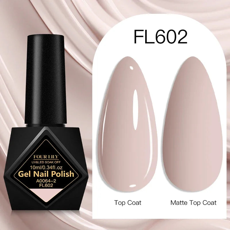 10ml Gel Nail Polish 162 Colors Nail Supplies Vernis Semi Permanent Nail Art Manicure Soak Off LED UV Gel Nail Varnishes Summer Tri Light Beauty