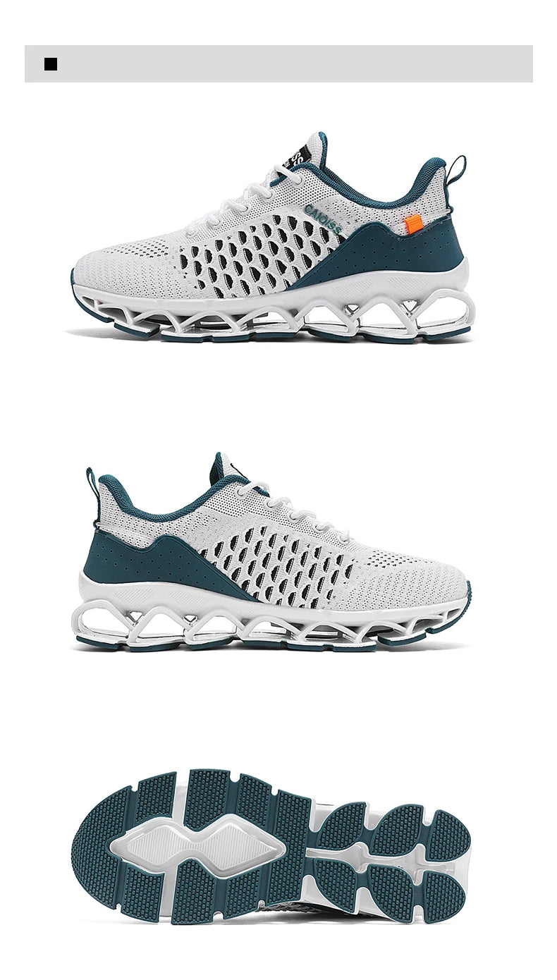 Casual Sneakers Mens Shock-absorb Running Shoes Lightweight Breathable Sports Shoes for Men 2026 New Trendy Gym Trainers for Man Pi-Mart
