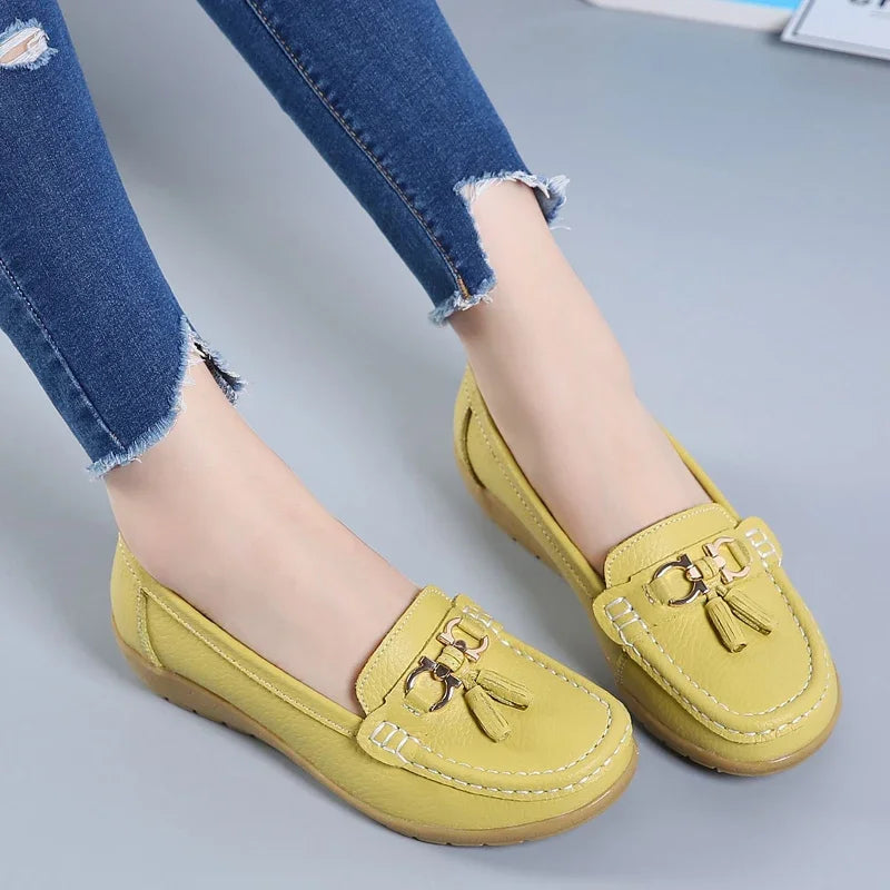 Women Shoes Slip On Loafers For Ballet Flats Women Moccasins Casual Sneakers Zapatos Mujer Flat Shoes For Women Casual Shoes LadyShow.Store