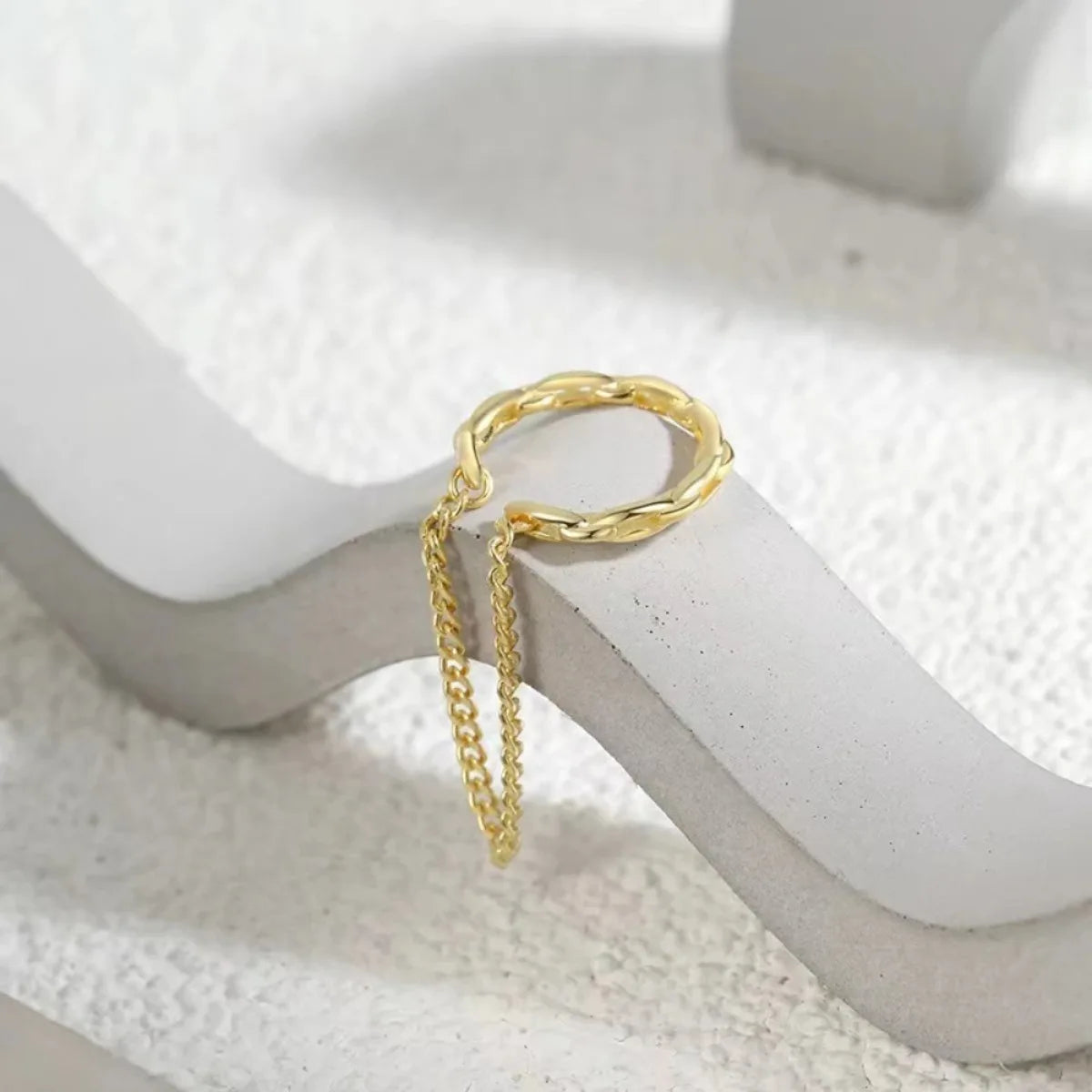 1pc Fashion Minilist No Piercing Ear Cuff Earrings for Woman Fake Piercing Chain Ear Bone Clip for Girl Cuffs Jewelry Pi-Mart
