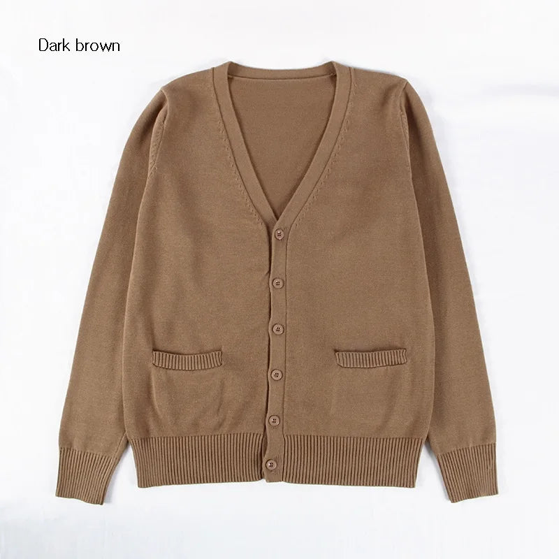 New Sweater Solid Candy Women Knit Top Fashion Female Cardigan Thin Spring Autumn Long Sleeve Adult Jacket Clothes Slim XS-2XL LadyShow.Store