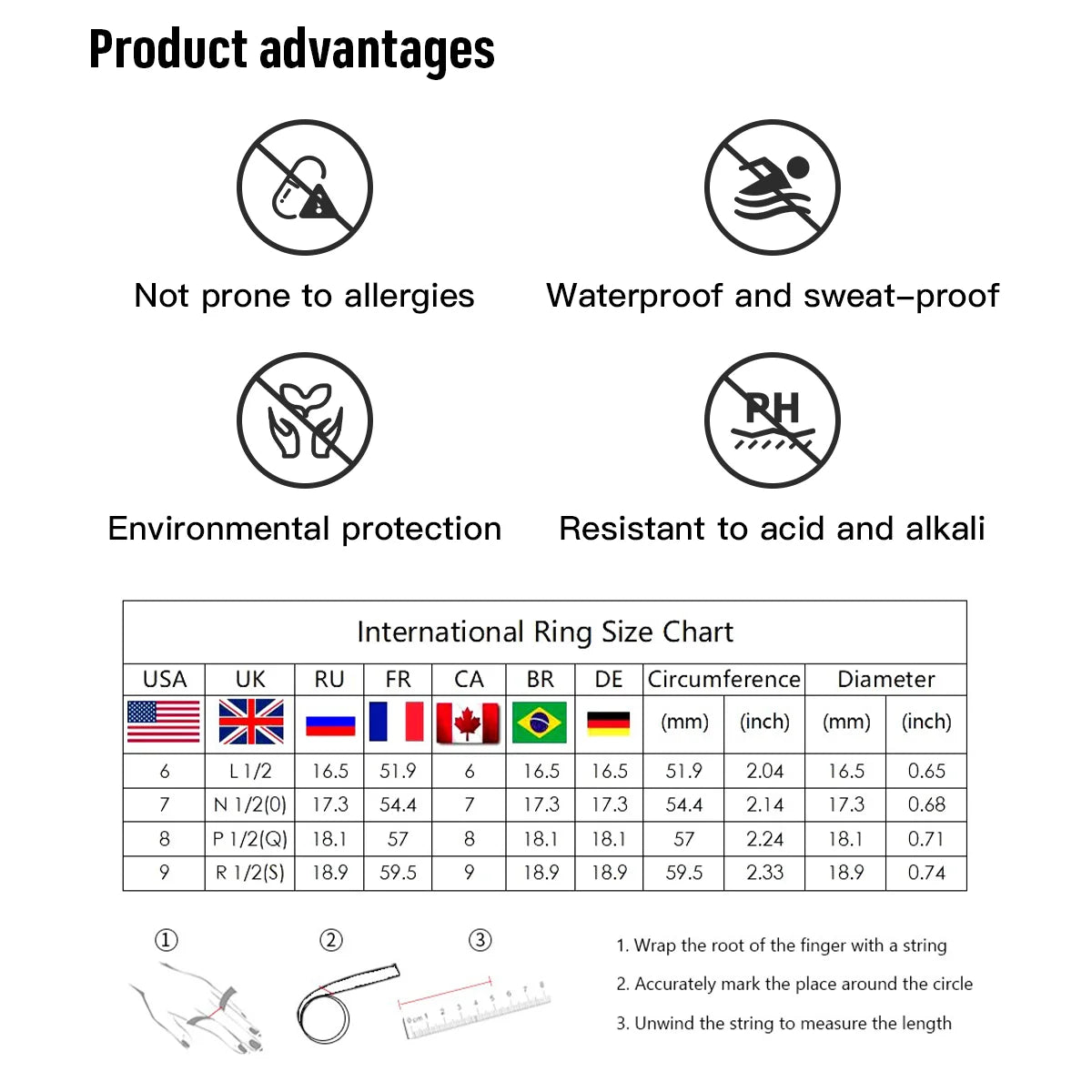Uworld Simple Classic 18K Gold Color Plated Stainless Steel 2MM Coil Earrings Women's Accessories Party Gift Pi-Mart