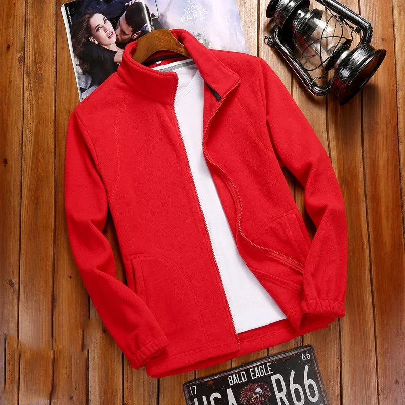 2023 New Winter Women's Zipper Cardigan Sweatershirt Warm Coral Fleece Jacket Ladies Outdoor Running Polar Fleece Coat Clothes LadyShow.Store
