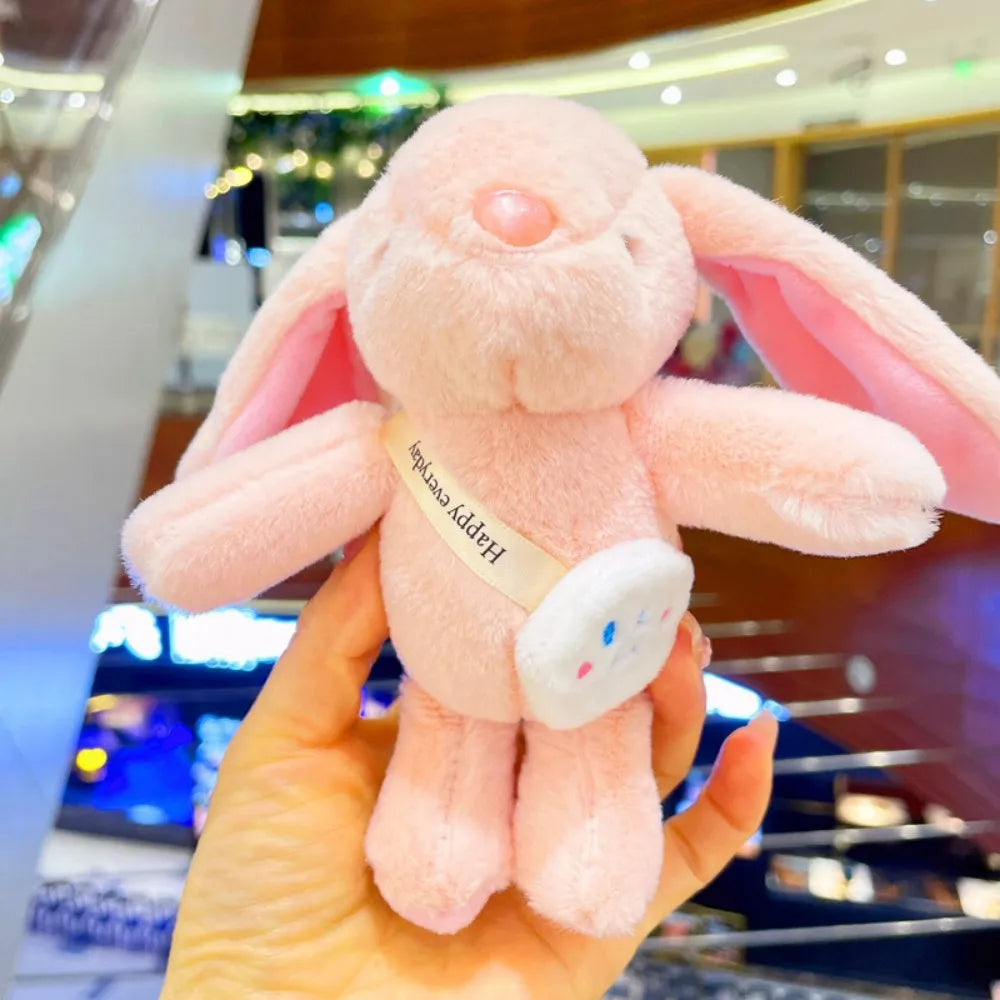 15cm Women's Rabbit Fur Keychain Bag Car Pendant Jewelry Decoration Fashionable Accessory for Bags And Gifts Pi-Mart