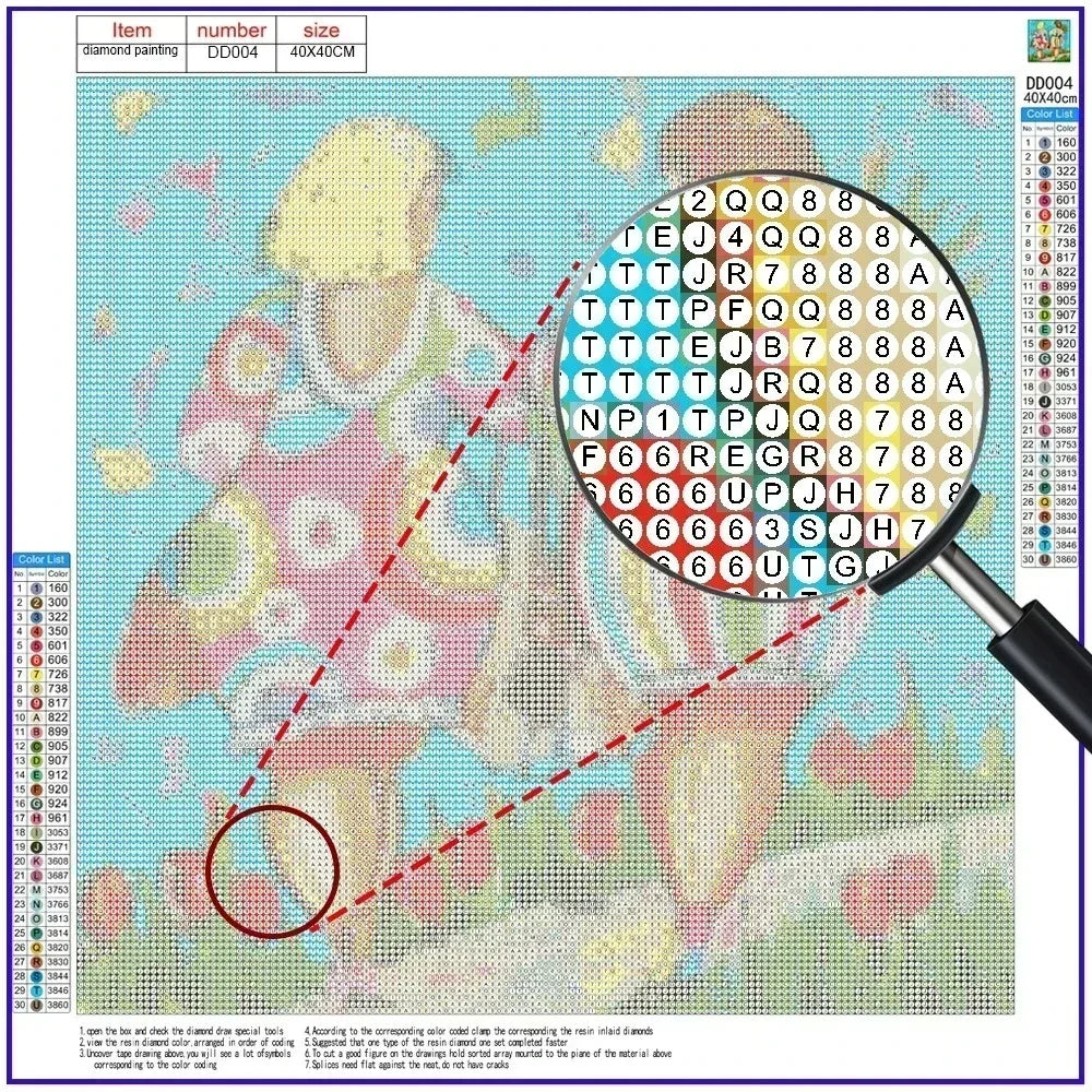 Pikachu Bulbasaur Squirtle Anime Diamond Painting Kit Square Round Diamond 5D DIY Mosaic Handmade Art Exquisite Gift Home Decor Pi-Mart