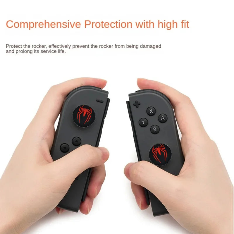 Thumb Grips Caps for Switch 2 Console Soft Silicone Analog Controller Protective Anti-Slip Thumbstick Grip Covers Joystick Cap Pi-Mart