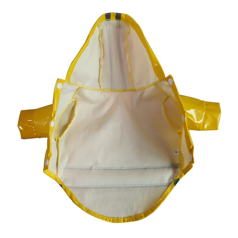 Waterproof Dog Jacket PU Dog Raincoat For Small Dogs Cats Reflective Puppy Raincape Chihuahua Yorkies Raincoat Pet Poncho Pi-Mart