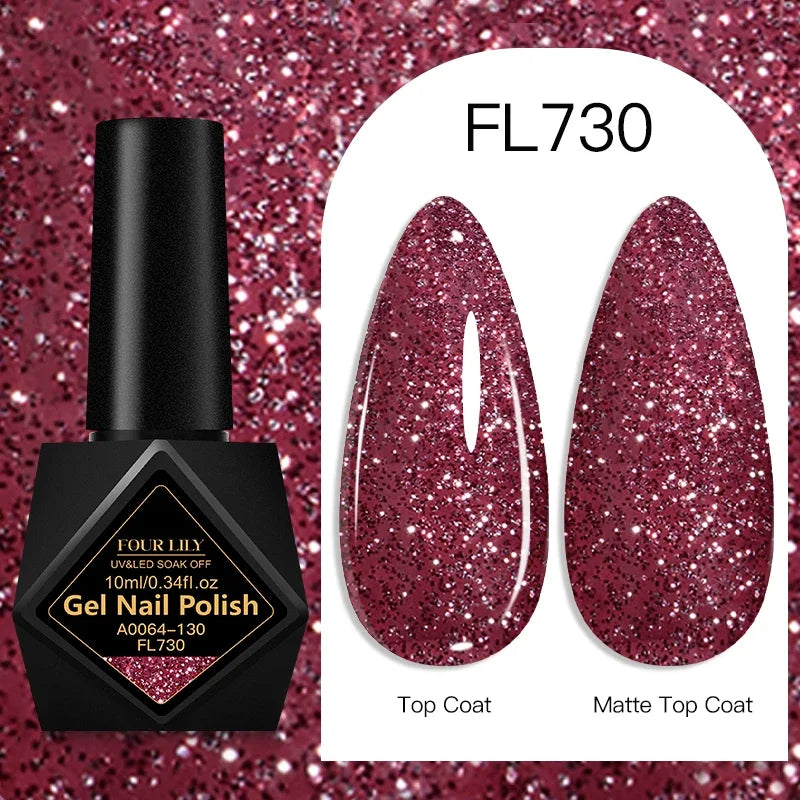 10ml Gel Nail Polish 162 Colors Nail Supplies Vernis Semi Permanent Nail Art Manicure Soak Off LED UV Gel Nail Varnishes Summer Tri Light Beauty