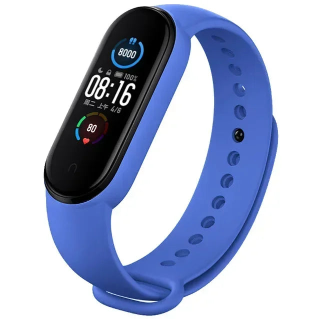 Watch Strap For Xiaomi Mi Band 7 6 5 4 3 Wristband Silicone Bracelet Wrist Straps MiBand 3/4 band5 band6 Smartwatch Accessories LadyShow.Store