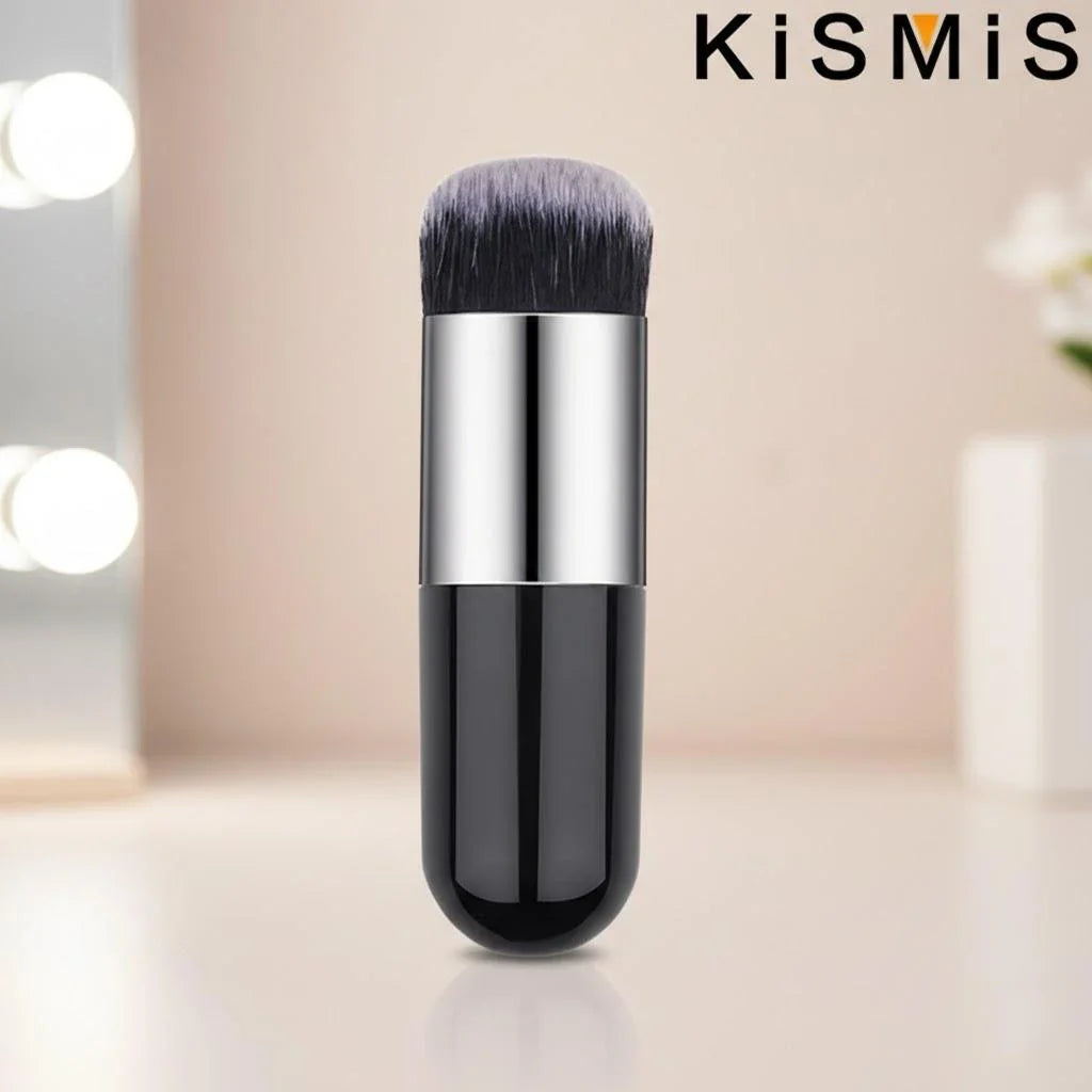 Professional Flat Cream Makeup Brushes Set Face Cheek Contour Blusher Foundation Brush Makeup Tools Flawless Application Tri Light Beauty