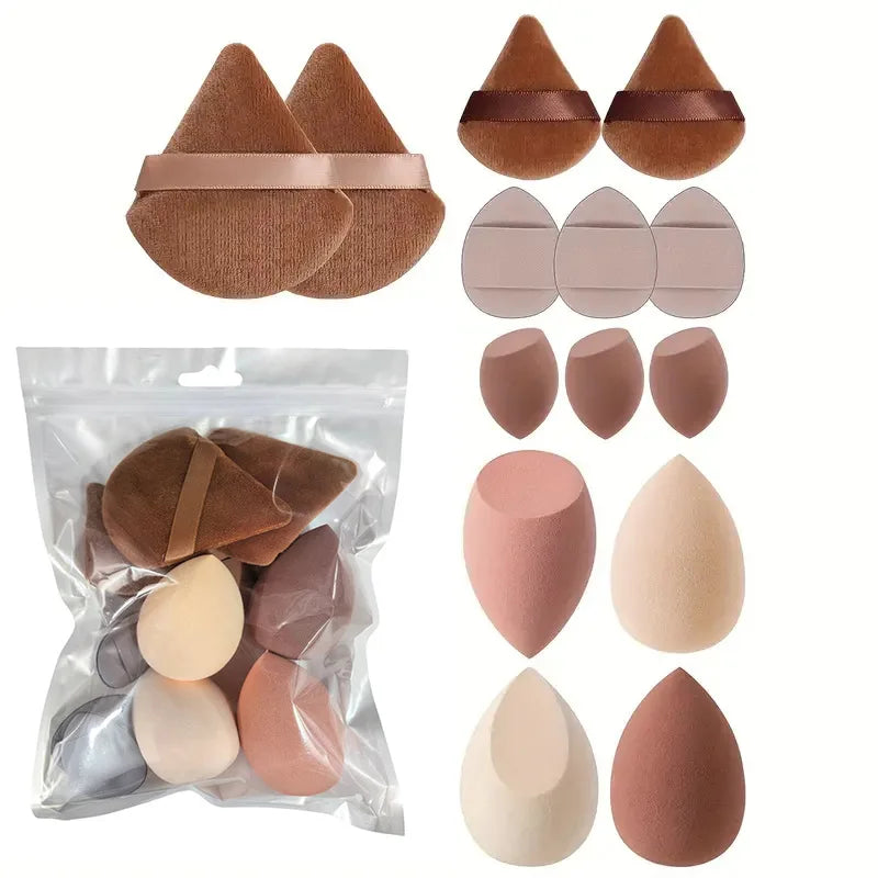 13/33pcs Professional Makeup Brush Set with Accessories for Combination Skin- Featuring Soft Brushes，Suitable for Beginners Tri Light Beauty