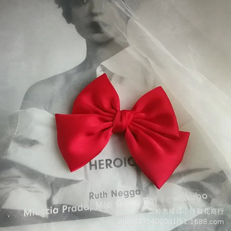 Cute Red Bow Shoe Charms for Crocs Designer DIY Bow-knot Wing Shoe Decorations High Quality Clogs Buckle Accessories New Fashion Pi-Mart