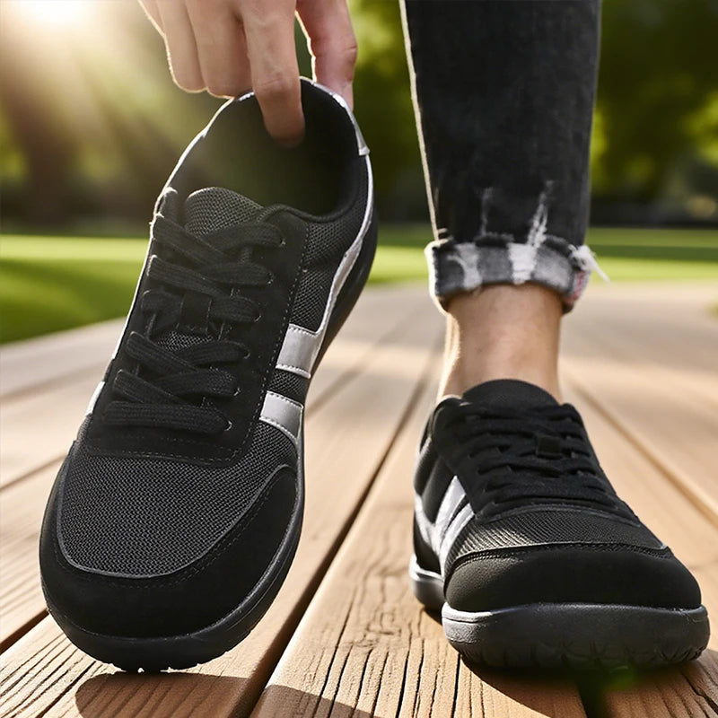Wide Shoes Anti Slip Lightweight Breathable Running Shoes Minimalist Barefoot Cross Training Shoe Anti Slip Toe Walking Shoes Pi-Mart