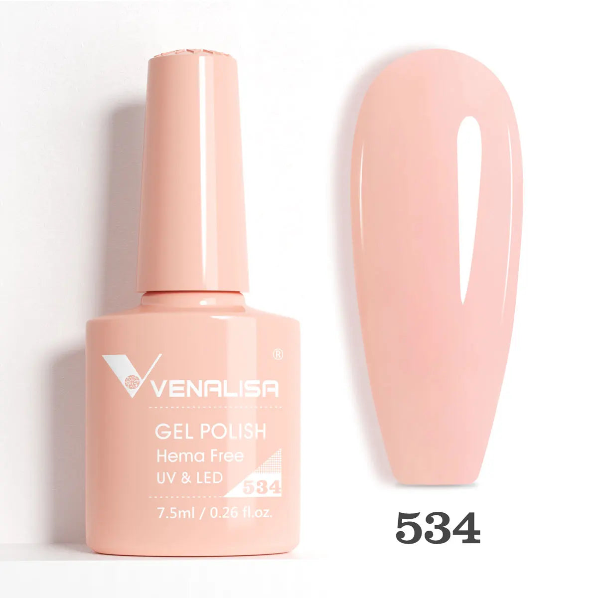 Venalisa HEMA TPO FREE Nail Gel Polish Glitter Gorgeous Full Coverage Soak Off UV LED French Nail Jelly Pink Nude Collection Tri Light Beauty