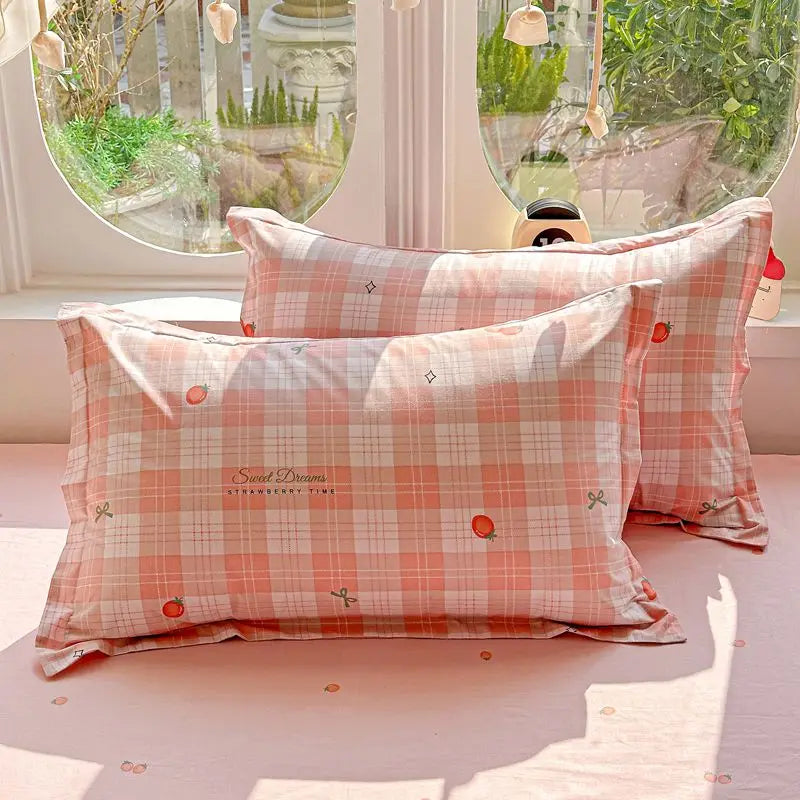 100% Cotton Bedding Set Duvet Set, Quilt Cover Pillow Sham, Wrinkle Free Machine Washable, All Season Comfort 240x220 Pi-Mart