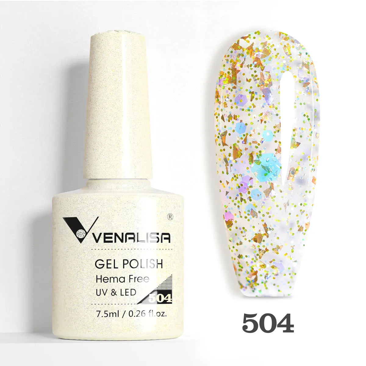 Venalisa HEMA TPO FREE Nail Gel Polish Glitter Gorgeous Full Coverage Soak Off UV LED French Nail Jelly Pink Nude Collection Tri Light Beauty