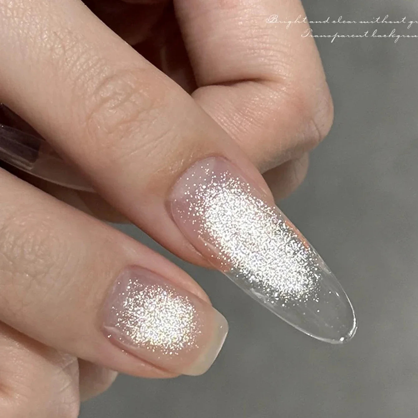 1-12pcs WS Hot Style Non-gray Universal White Cat Eye Gel Nail Polish Super Flash White Glass Bead Nail Art Nail Suppies Tri Light Beauty