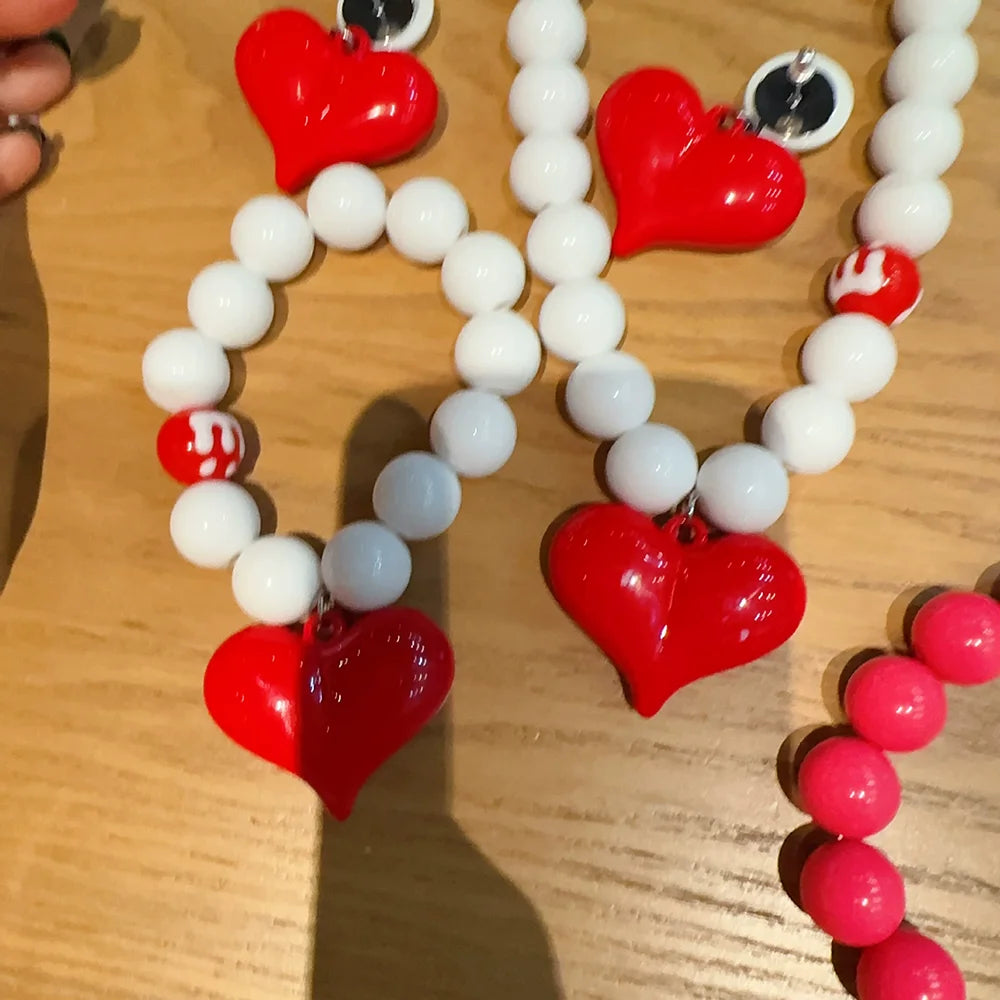 Fashionable Summer Pendant Necklace Simple And Elegant Bracelet Sweet Necklace New Heart-Shaped Jewelry Accessory Pi-Mart