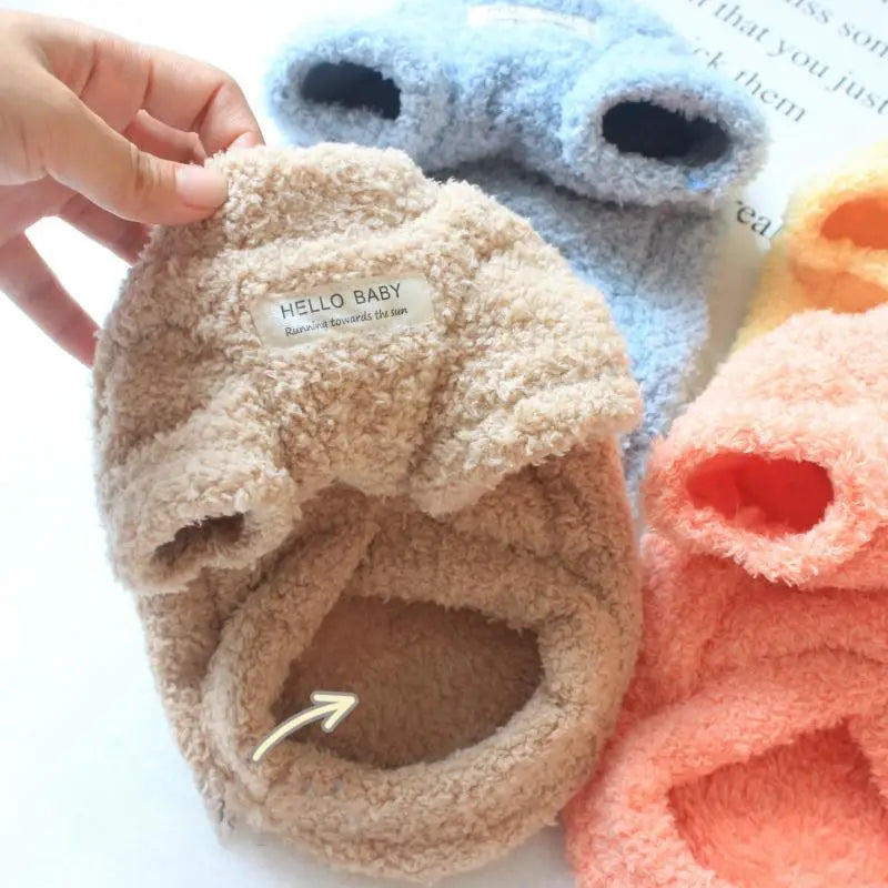 Winter Dog Sweater Warm Plush Dog Clothes for Small Medium Dogs Cats Soft Puppy Coat Jacket Chihuahua Teddy Costums Dog Supplies Pi-Mart