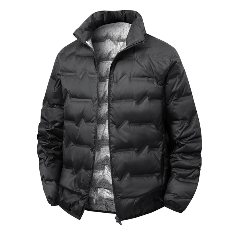 Men Winter New White Duck Down Jacket Warm Thick Stand Collar Windproof Puffer Jacket High Quality Waterproof Jacket Male 8XL LadyShow.Store