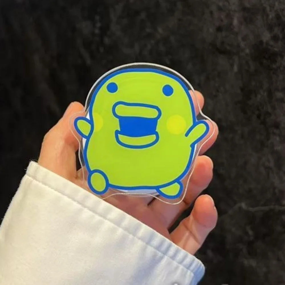 Kawaii Tamagotchi Family Magnetic Phone Stand With Retractable Airbag Strong Absorption Portable Anti-Fall Desktop Support Gifts Pi-Mart