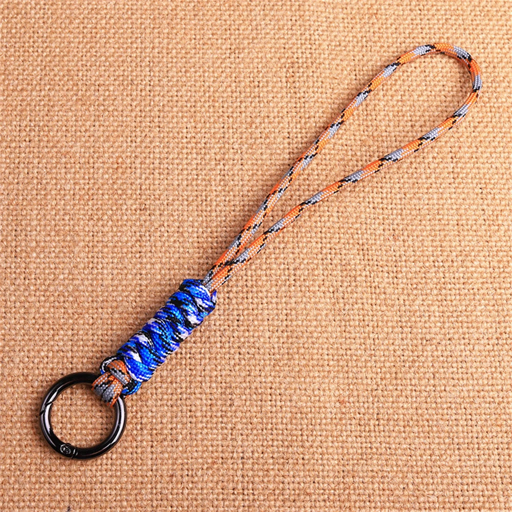 Outdoor Paracord Lanyard Survival Keychain for Men Women Handwoven Backpack Car Keyring Camping Hiking EDC Jewelry Accessories Pi-Mart