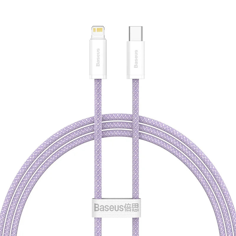Baseus USB C Cable For IPhone 14 13 12 11 Pro Max Xs Plus 20W 30W Fast Charging Cable Type C Data Wire For ipad Macbook Pi-Mart