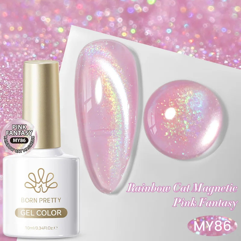 BORN PRETTY 117 Colors Cat Magnetic Gel Nail Polish 10ml Full Coverage Varnish Semi Permanent Super Gorgeous Nails Manicure Tri Light Beauty