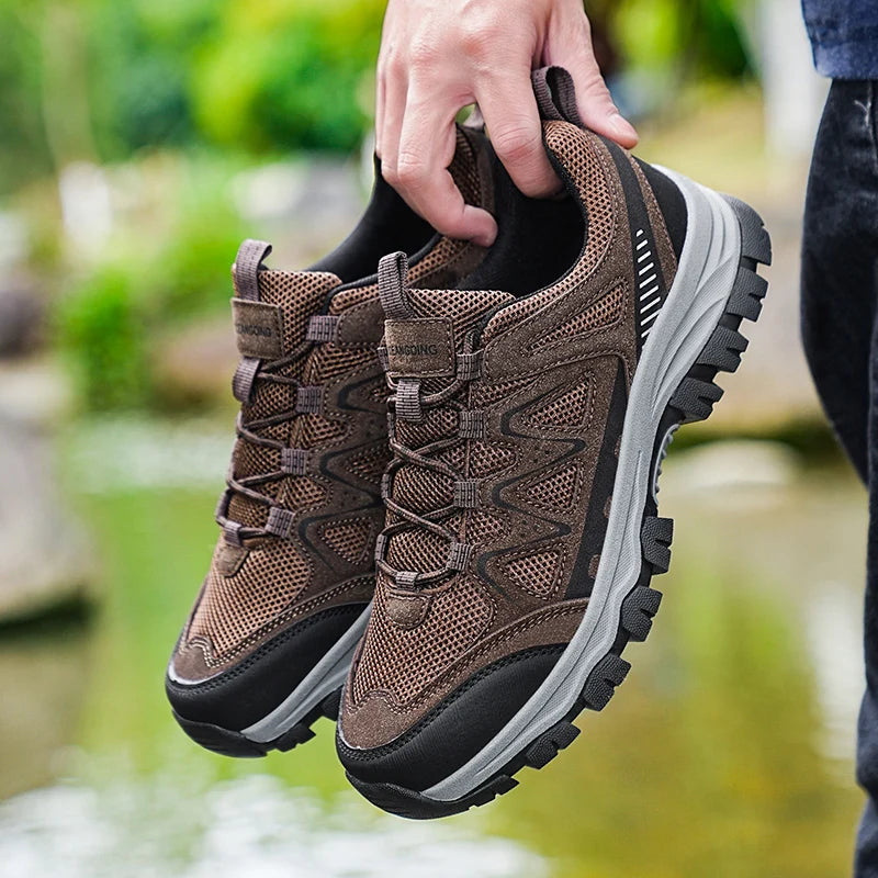 Men'S Hiking Shoes Sports Shoes Classic Design Outdoor Hiking Breathable Lightweight Sports Shoes Autumn New Items 39-48 Pi-Mart