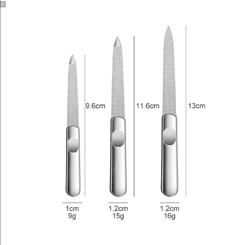 Nano Glass Nail File Transparent Crystal Nail Polish Rubbing Strip Polishing And Shining Nail Enhancement Tool Tri Light Beauty