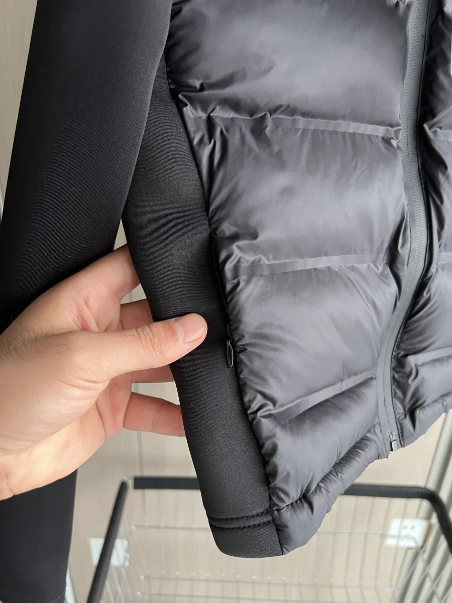 2025 Winter New Arrival  Women's Lightweight Warm Down Jacket with Long Sleeves and Zippered Hooded Sports Coat 4391742 LadyShow.Store