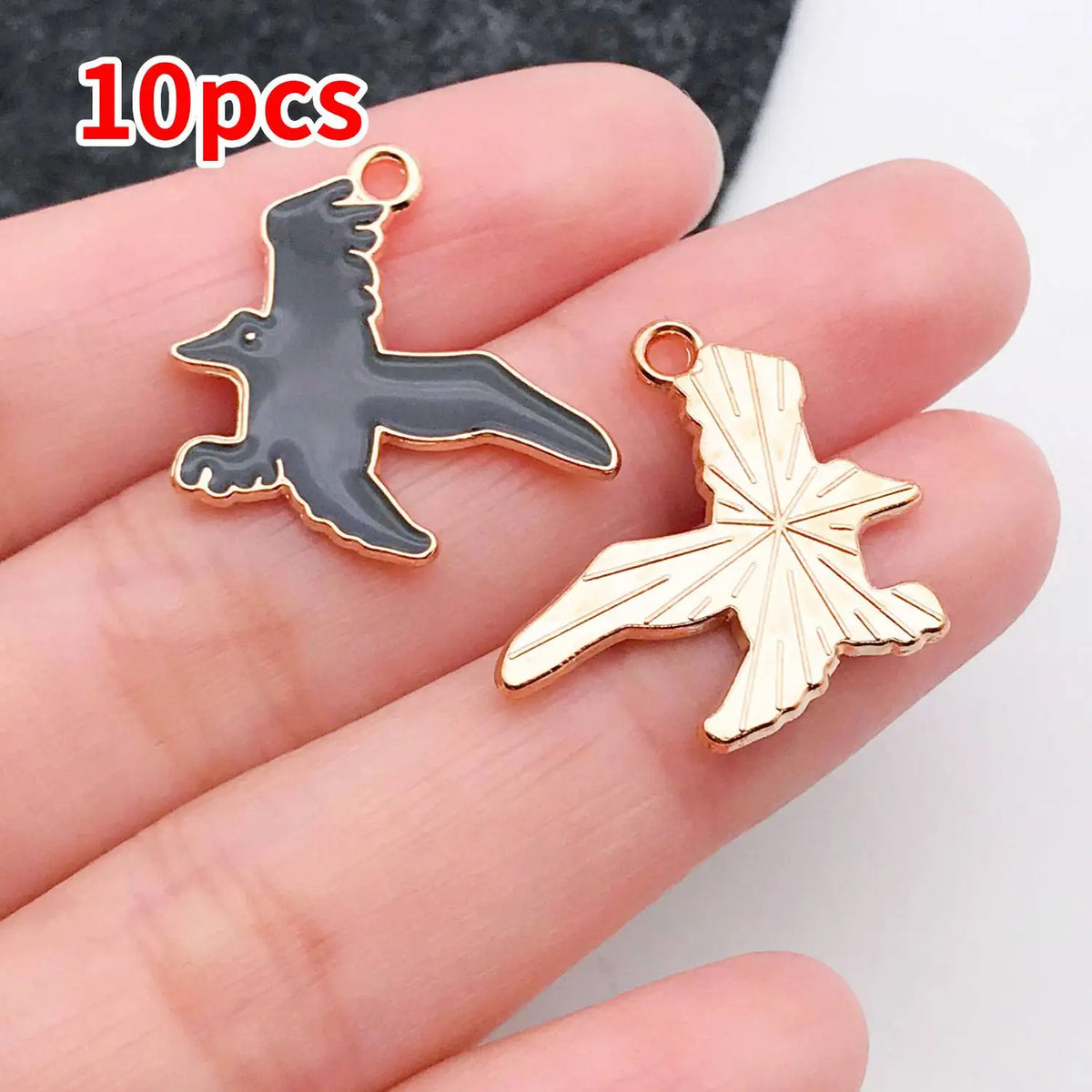Mix 10/20 pcs of Alloy Enamel Halloween Charms Pendants, Suitable for DIY Necklace, Earring, Keychain Jewelry Making Accessory. Pi-Mart