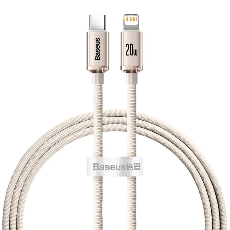 Baseus USB Type C PD 20W Cable for iPhone 14 13 12 Pro X 8 Fast USB C Cable for iPhone Charging Cable USB Type C Cable Wire Code Pi-Mart