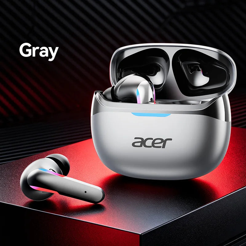 Acer Ohr829 Wireless Headphones Bluetooth 6.0 Low-Latency Gaming Headphones Enc Call Noise Reduction Surround Stereo Sound Comfortable to Wear Long Battery Life Compatible with Mobile Phones and Tablets Pi-Mart
