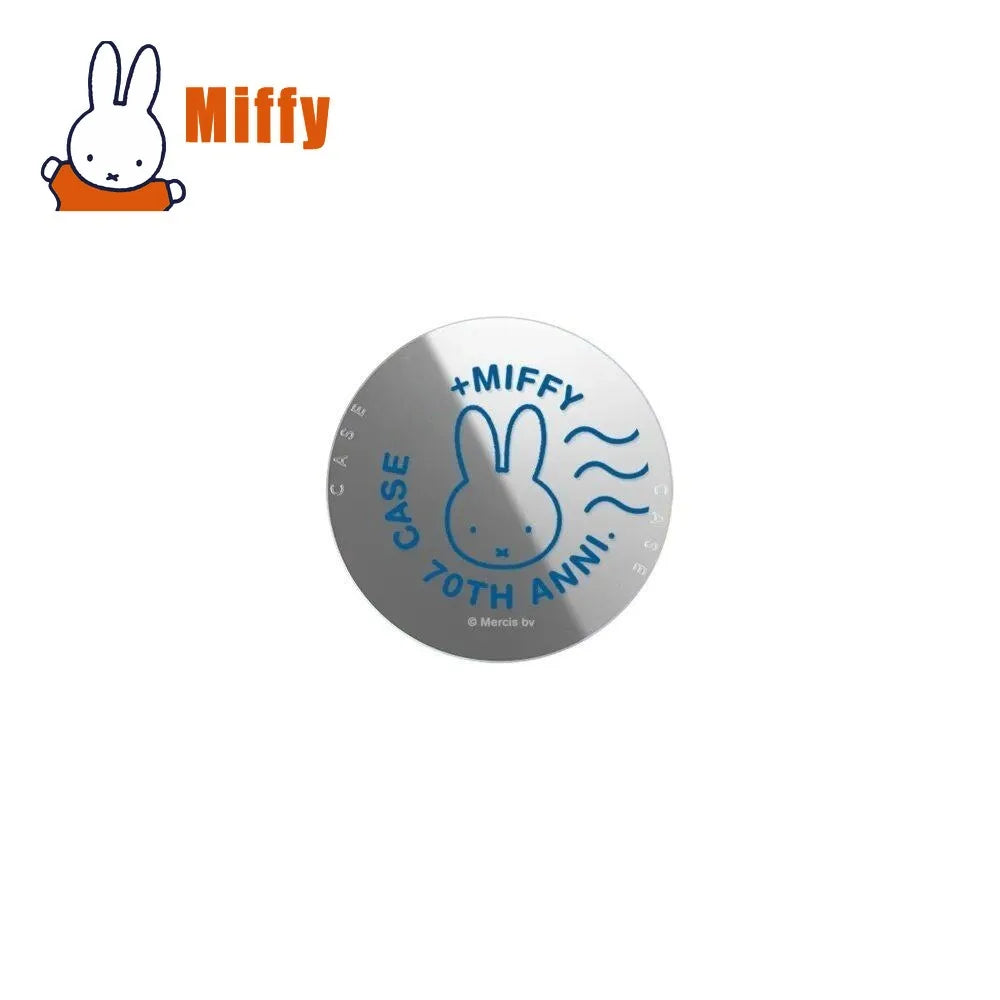 Kawaii Miffy Magnetic Phone Stand Cute Mirror Surface Foldable Portable Desk Holder Smartphone Viewing Streaming Girl Gift Pi-Mart