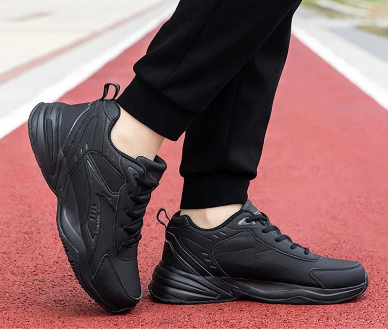 Autumn New Men Microfber Running Shoes Luxury Brand Men Shoes School Student Air-cushion Sneakers Fashion Man Casual Shoes 35-48 Pi-Mart