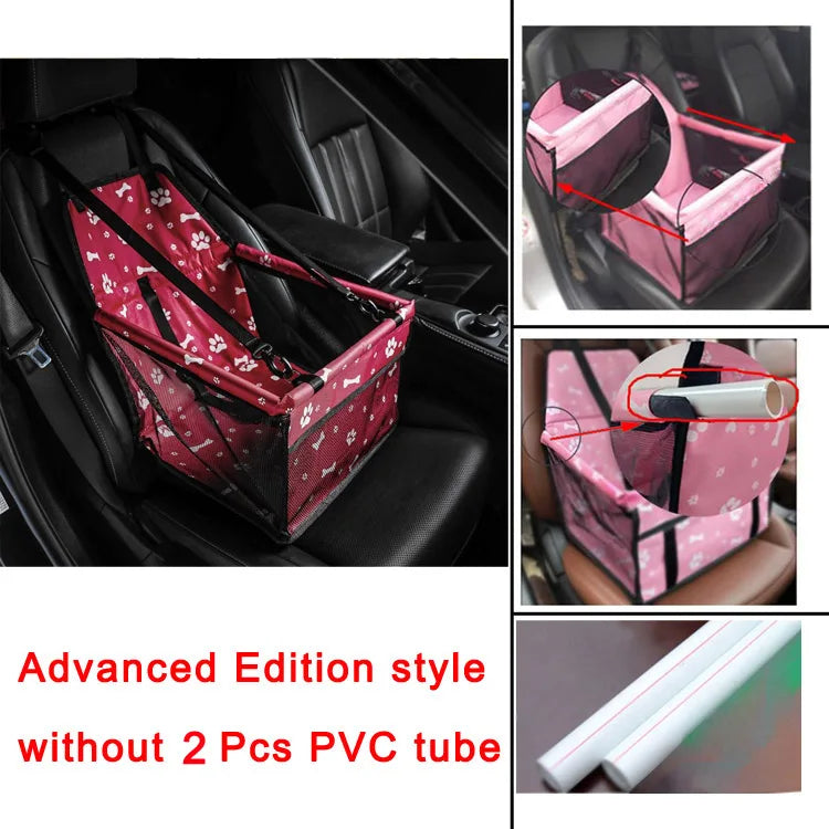 2025 High Quality Breathable Pets Carrier Car Seat Basket Safe Travel Carrier House Kennel Puppy Handbag Outdoor Pet Supplies Pi-Mart