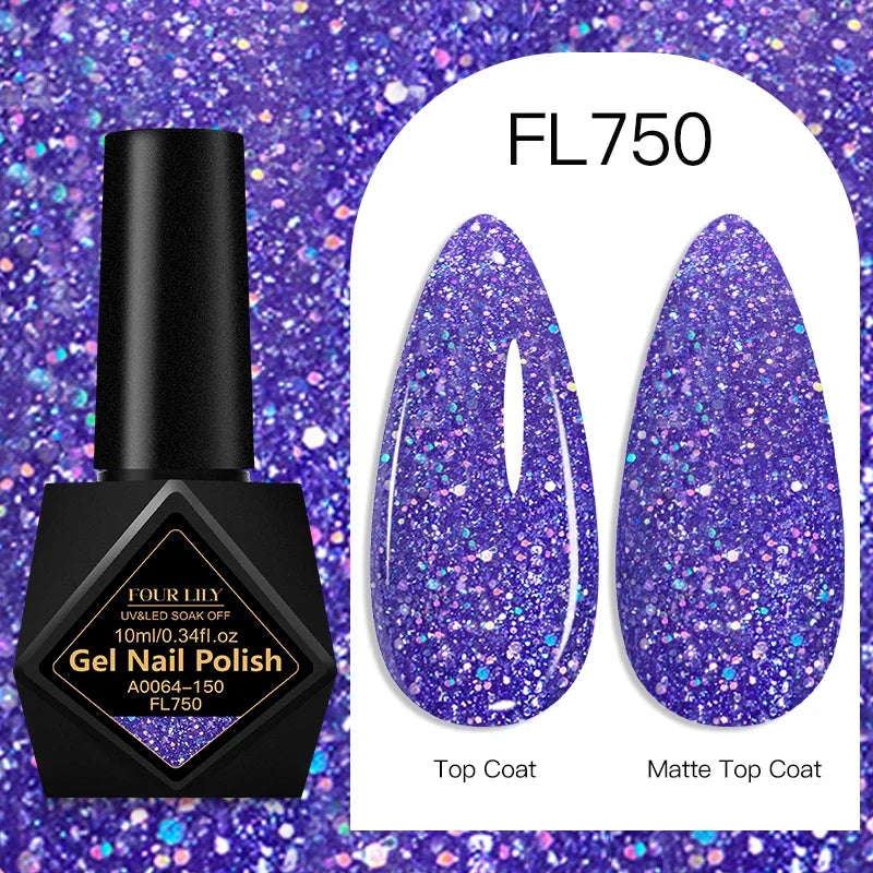 10ml Gel Nail Polish 162 Colors Nail Supplies Vernis Semi Permanent Nail Art Manicure Soak Off LED UV Gel Nail Varnishes Summer Tri Light Beauty