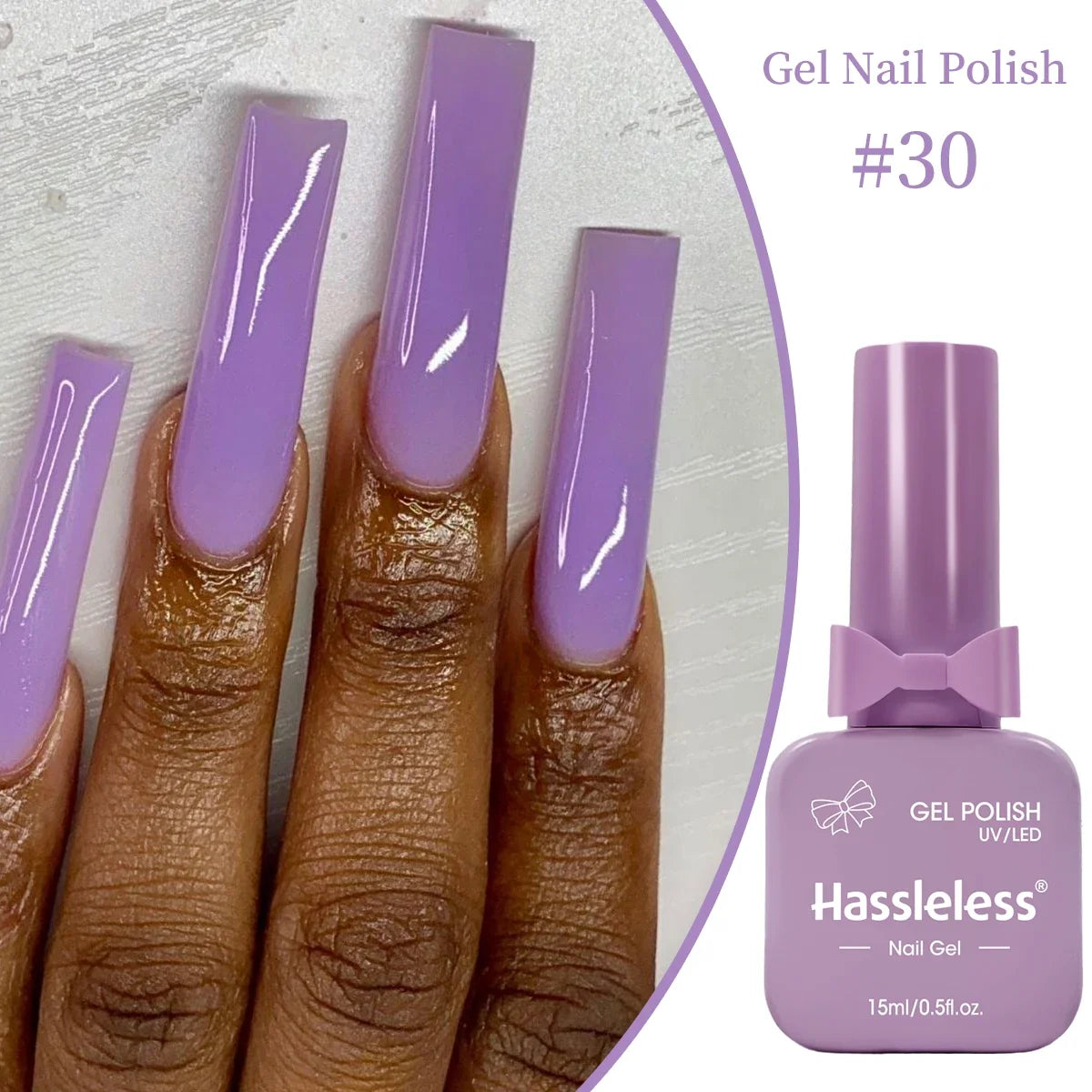 Single-use 15ml gel nail polish, convenient for home or salon manicures, easy to remove. Tri Light Beauty