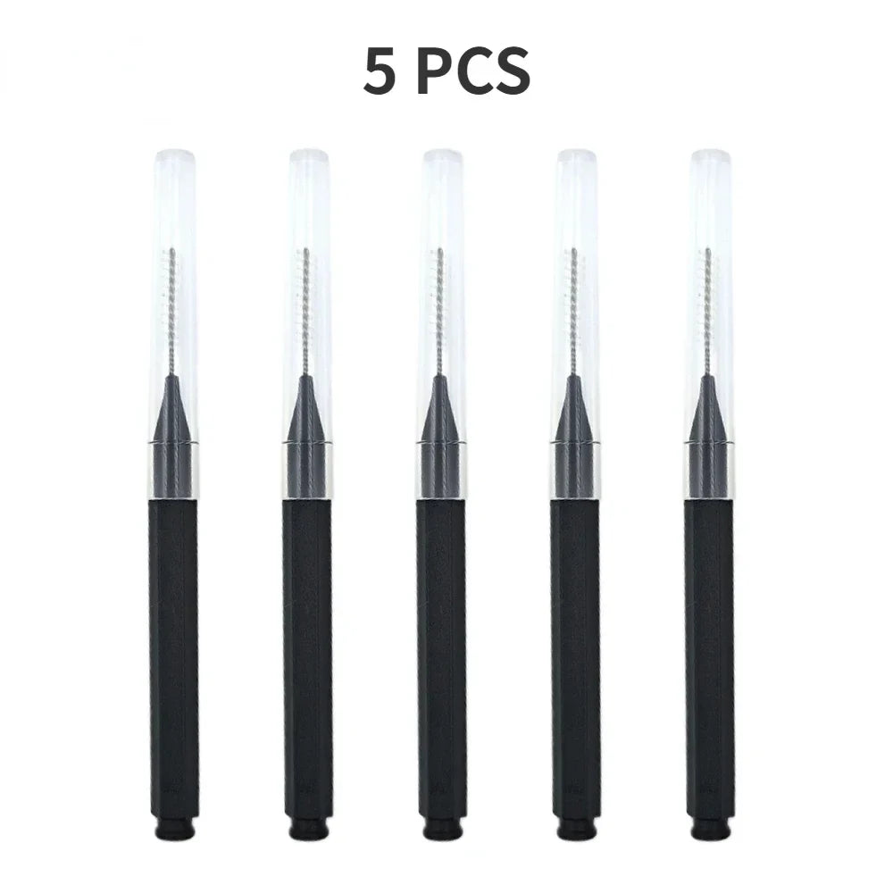 10/50PS Portable Mini Eyebrow Brushes Disposable Eyelash Brow Lifting Brush Applicators Lash Extension Comb Beauty Makeup Tools Tri Light Beauty
