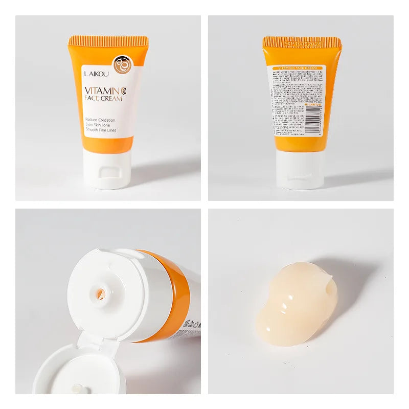 LAIKOU Vitamin C Face Cream Moisturizing Nourishing Japan Sakura Creams Uniform Skin Tone Beauty Facial Skin Care Product Tri Light Beauty