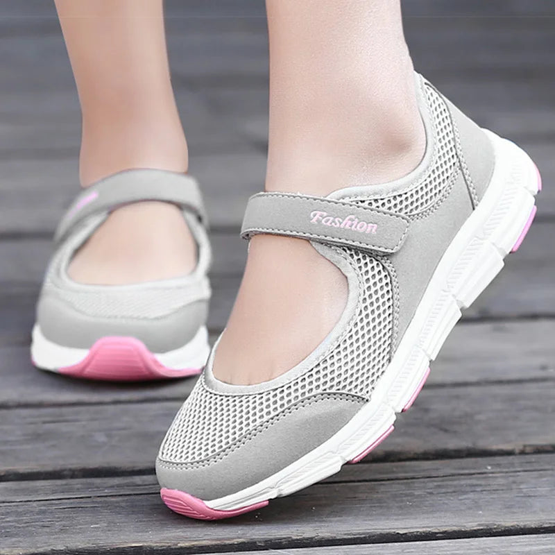 Flat Shoes For Women Light Breathable Autumn Summer Footwear Comfortable Flats Women Moccasins Zapatos Mujeres Mary Jane Shoes LadyShow.Store