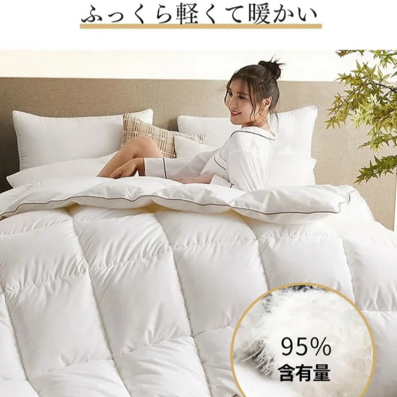 Feather Down Duvet Soft and Warm Perfect for Home Decor Pi-Mart