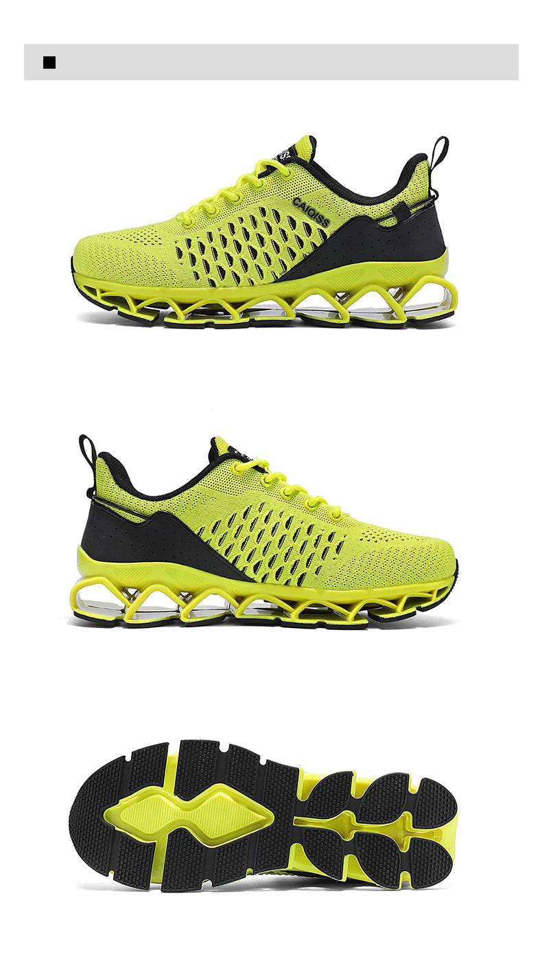 Casual Sneakers Mens Shock-absorb Running Shoes Lightweight Breathable Sports Shoes for Men 2026 New Trendy Gym Trainers for Man Pi-Mart