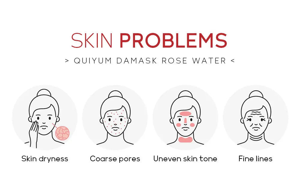 Face Care Rose Water Nourishing Skin Improve Dullness Anti Aging Facial Toner Damask Korean Skincare Products 100ml Pi-Mart