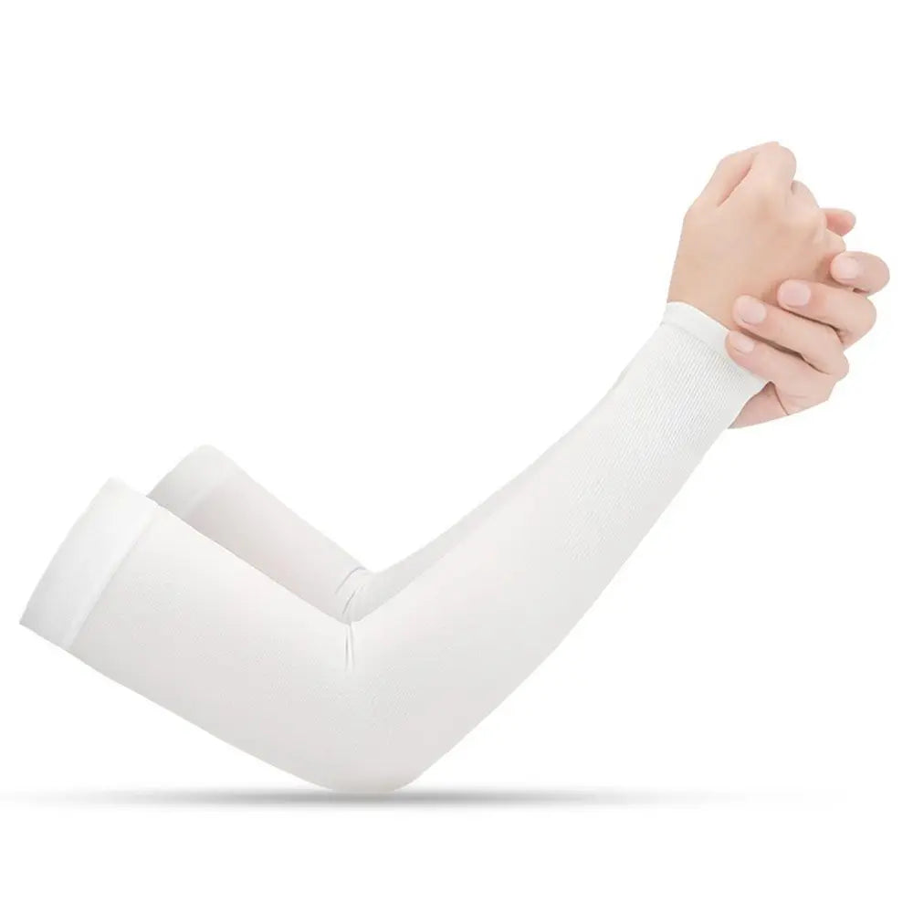 2Pcs Arm Sleeves Warmers Sports Sleeve Sun UV Protection Hand Cover Cooling Warmer Running Fishing Cycling Pi-Mart