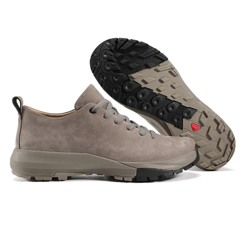 Men Sports Running Shoes Outdoor Walking Soft Casual Sneakers Fashion Designer Genuine Leather Sneaker Waterproof Shoes Men Pi-Mart