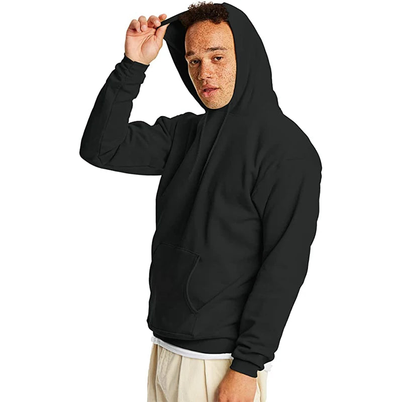 New Men Casual Hoodies Women Warm Hoodies Spring Autumn Pullovers Fashion Black Multiple Colour Oversized Sweatshirts Top Pi-Mart