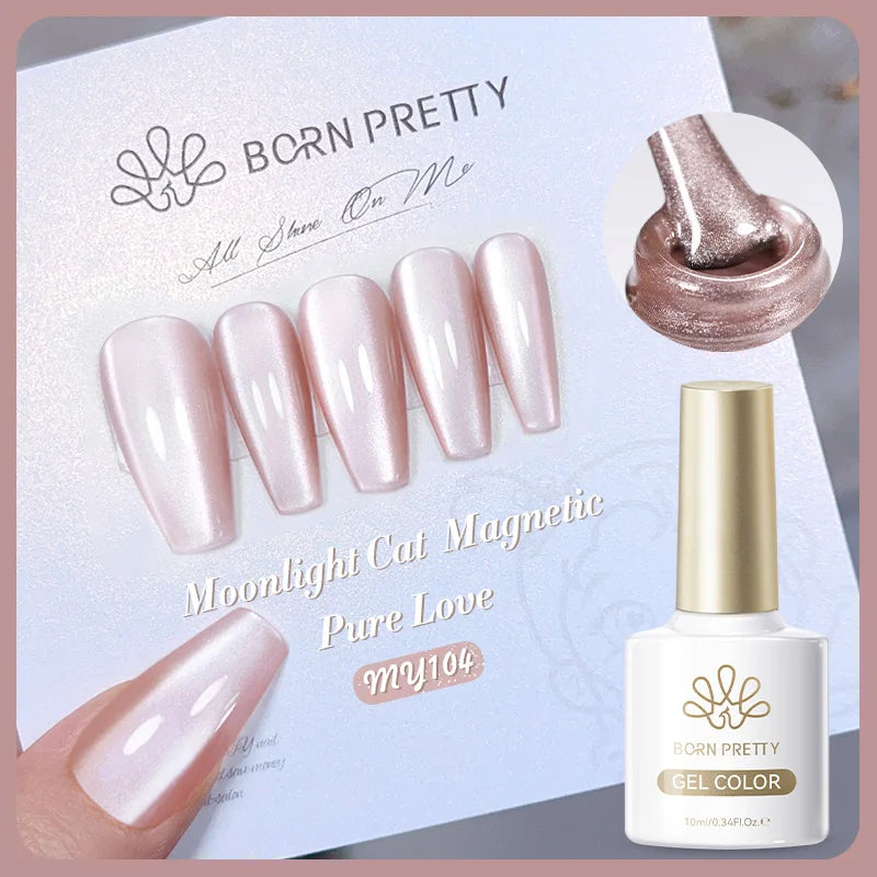 BORN PRETTY 117 Colors Cat Magnetic Gel Nail Polish 10ml Full Coverage Varnish Semi Permanent Super Gorgeous Nails Manicure Tri Light Beauty