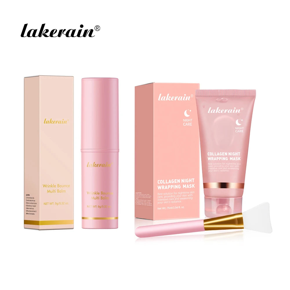 Collagen Wrapping Peel-off Mask Rejuvenation Moisturizing Brightening Korean Face Mask Make Glowy Skin Elasticity Facial Mask Pi-Mart
